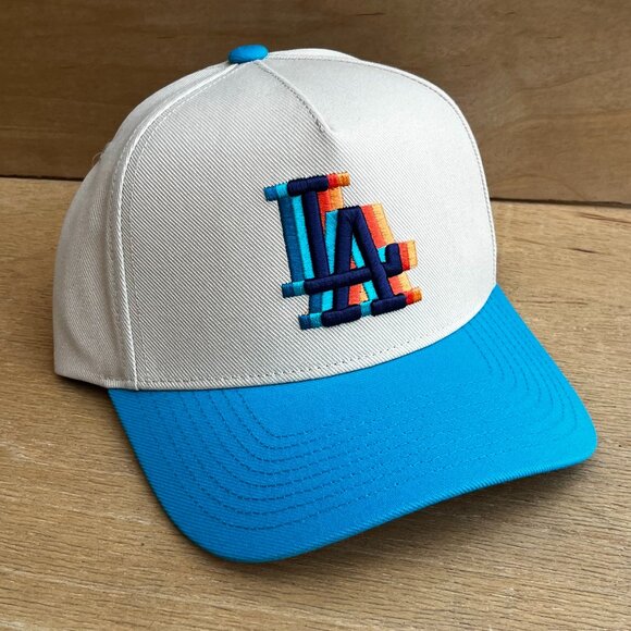 MITCHELL & NESS LA DODGERS 1980 ALL STAR GAME OMBRE LOGO SNAPBACK HAT NEW main image 4
